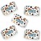 Big Dot of Happiness My First Rodeo - Mini Candy Bar Wrapper Stickers - Little Cowboy 1st Birthday Party Small Favors - 40 Count